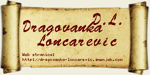 Dragovanka Lončarević vizit kartica